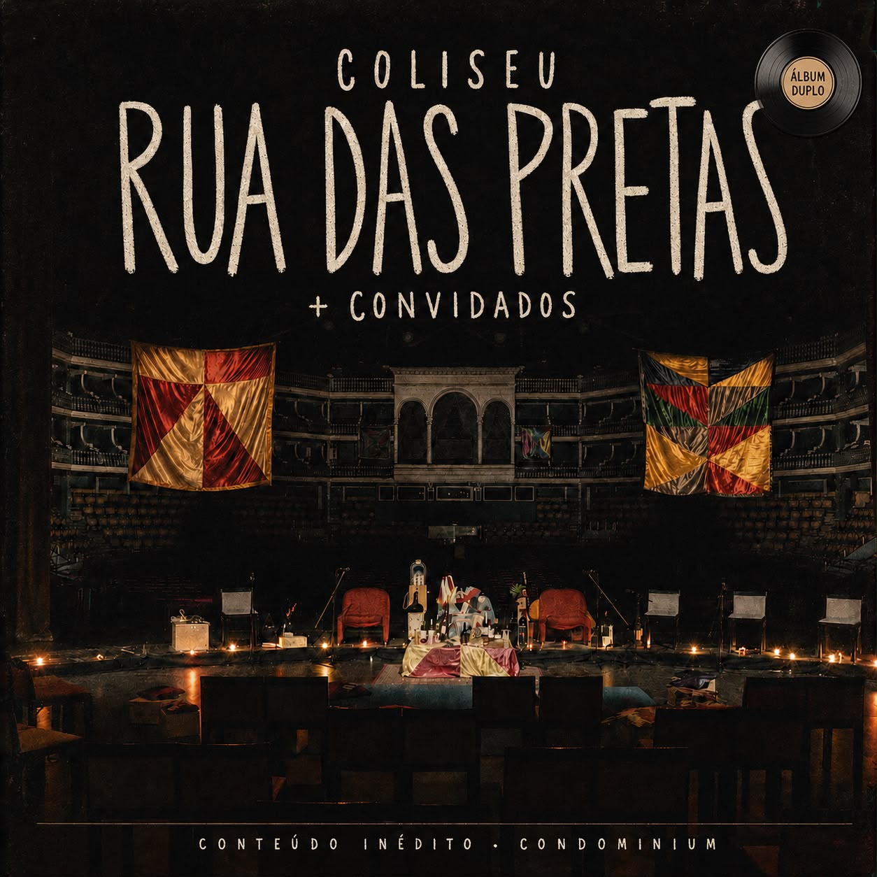 Capa do álbum Coliseu Rua das Pretas + Convidados
